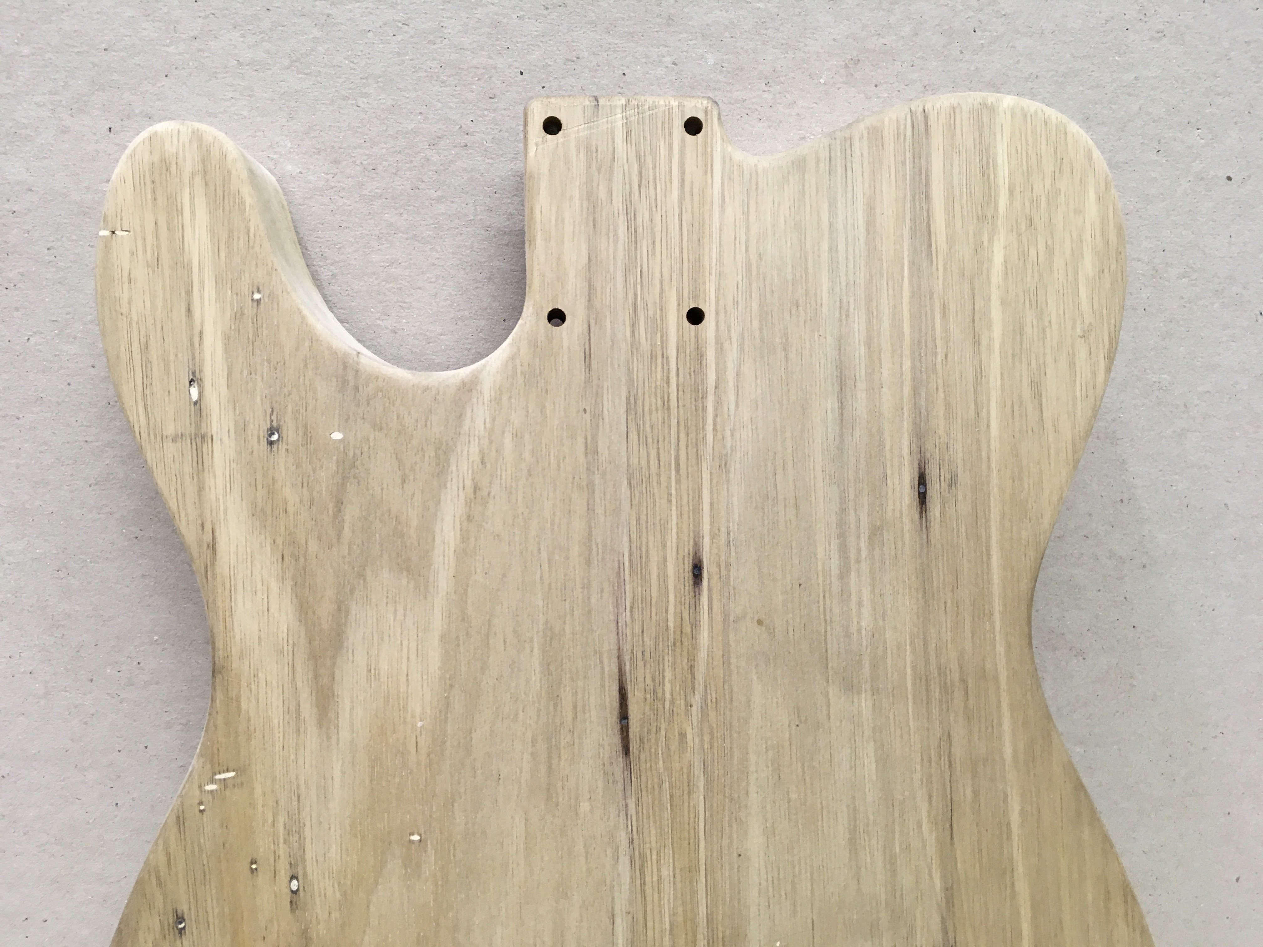 Black Limba Guitar Body - Telecaster Style