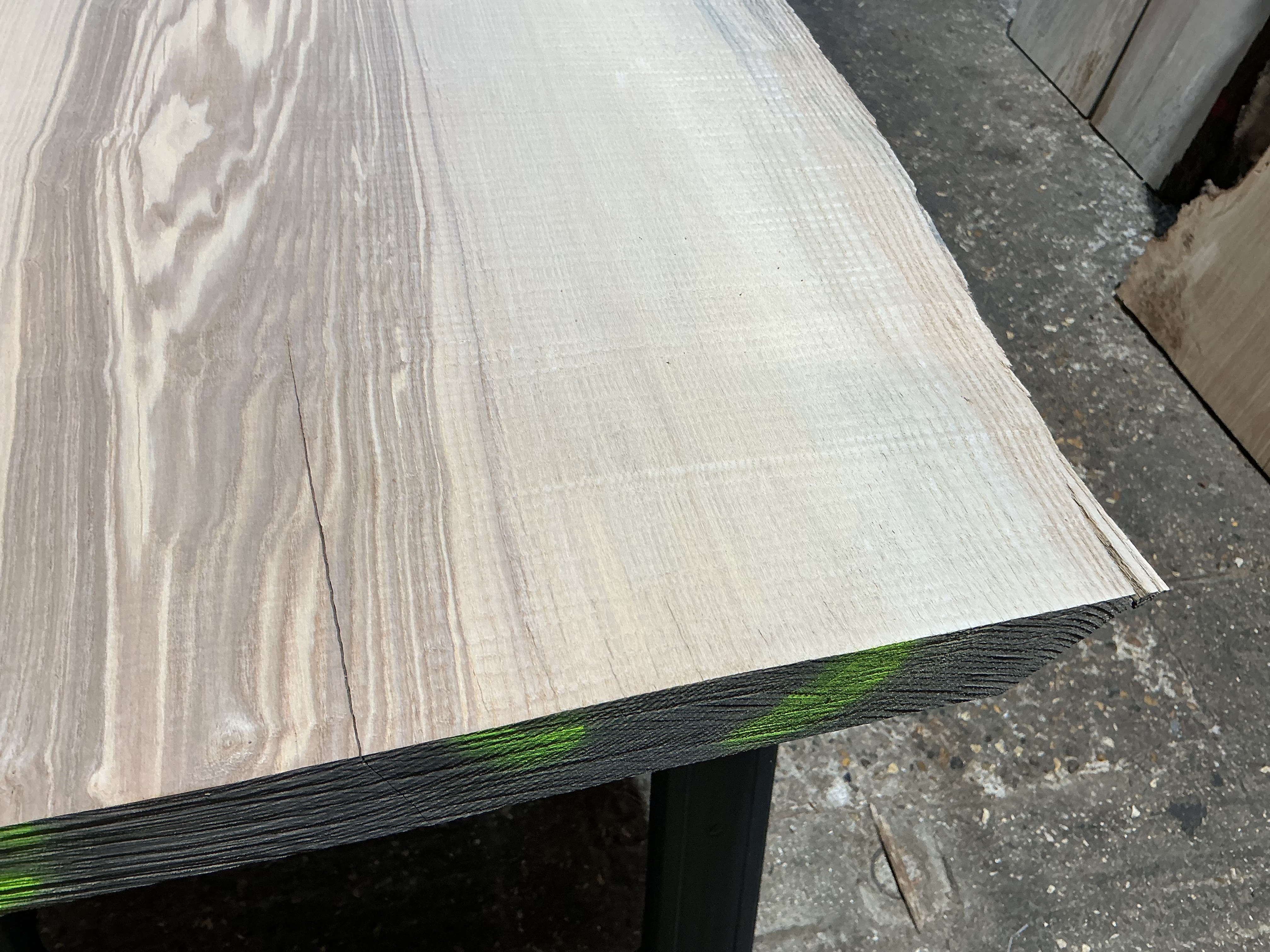 Rippled English Ash Slab
